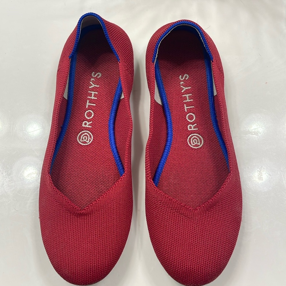 Rothy’s red slightly used